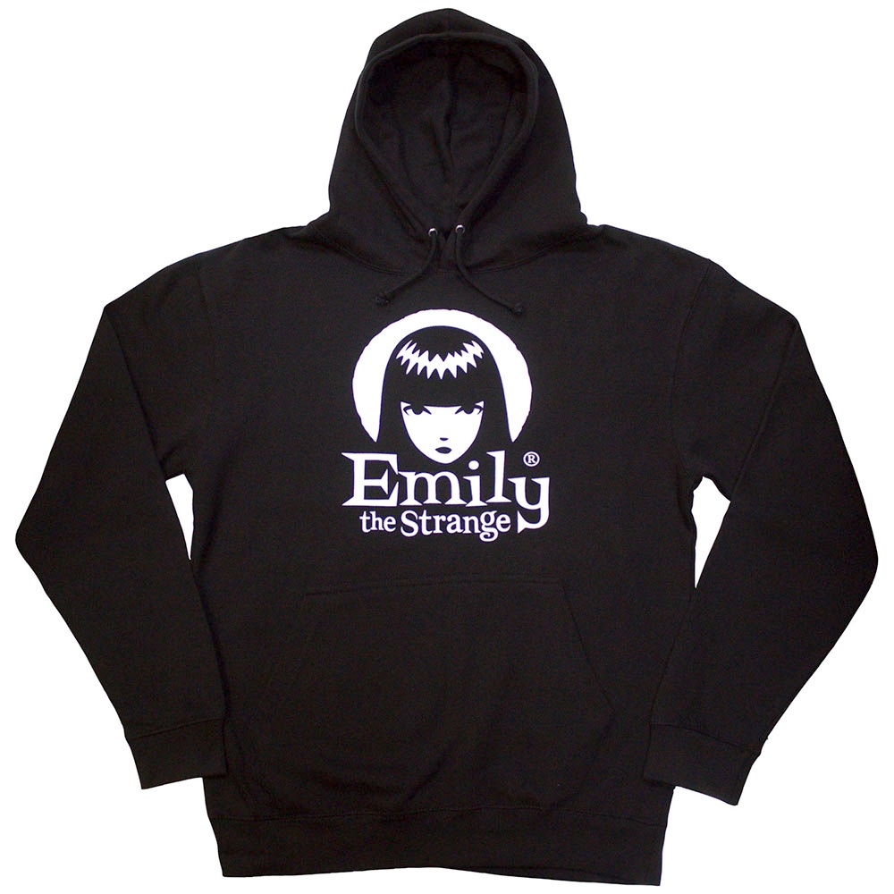 Emily The Strange - Halo Logo Sweat à capuche - Noir